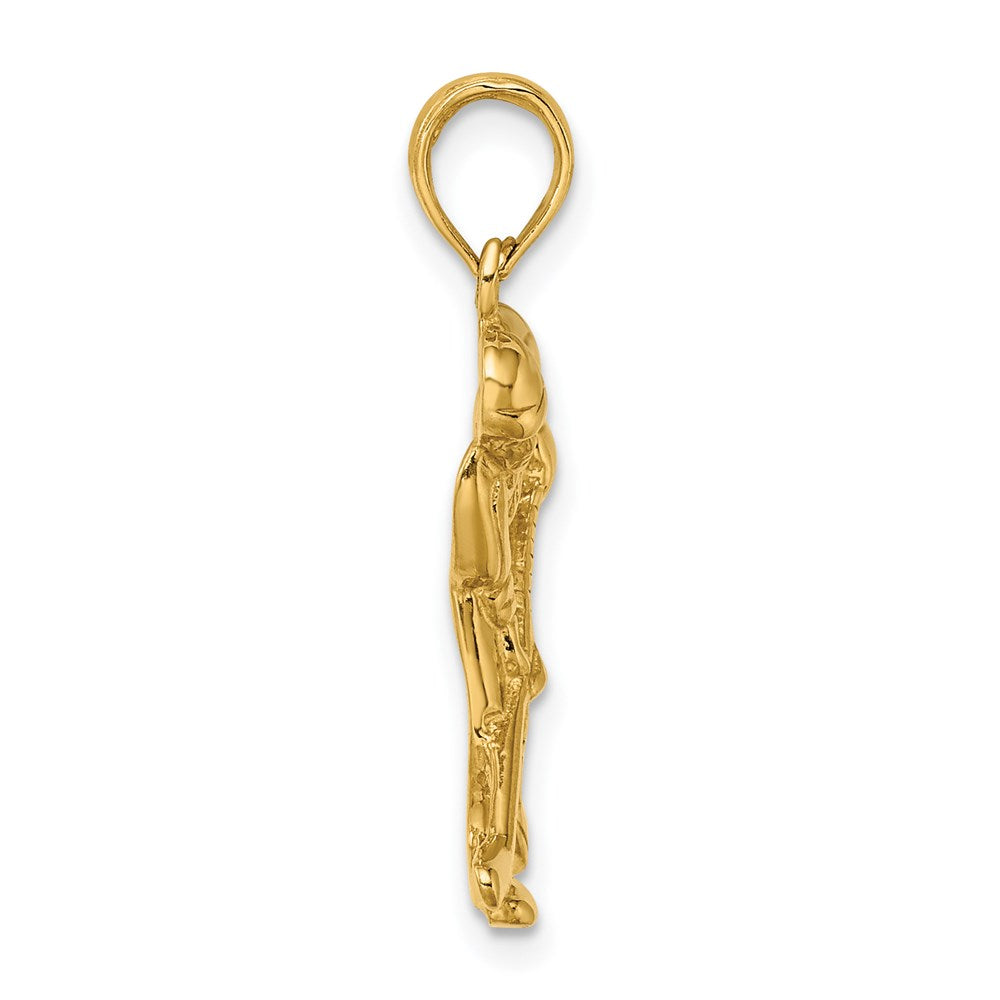 Gold Polished Hockey Pendants
