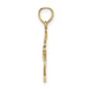 14k Ice Skater Jumping Charm