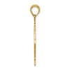14k Ice Skater Turning Charm