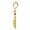 Gold Polished Soccer Pendants