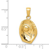 Gold Polished Sports Pendants