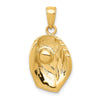 Gold Polished Sports Pendants