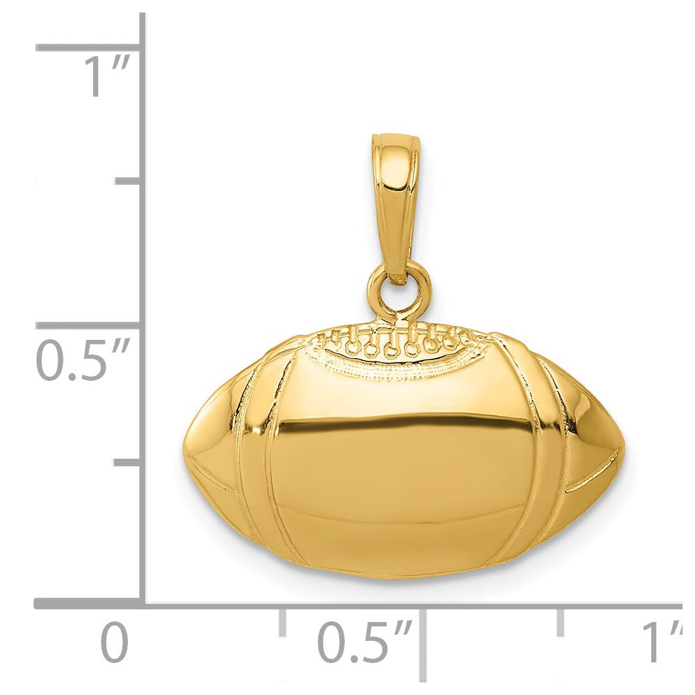 Gold Polished Sports Pendants