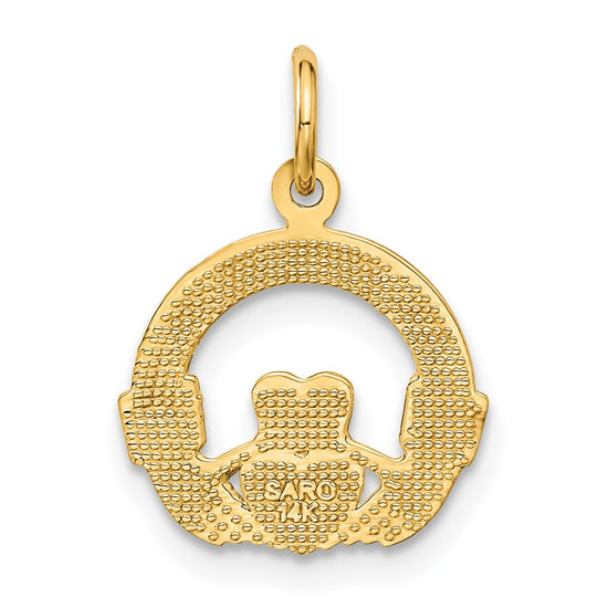 14k Claddagh Charm
