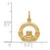 14k Claddagh Charm