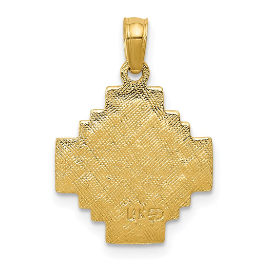 14k Jerusalem Cross Pendant