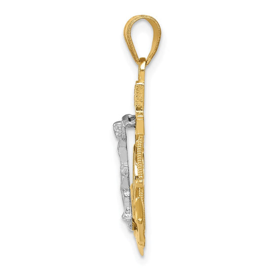 Gold Mariner Crucifix Pendants