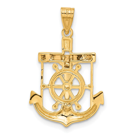 Gold Mariner Crucifix Pendants