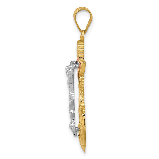 Gold Mariner Crucifix Pendants