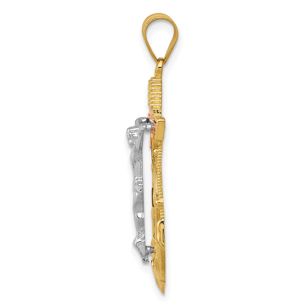 Gold Mariner Crucifix Pendants