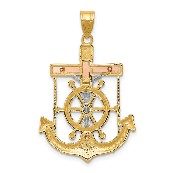 Gold Mariner Crucifix Pendants