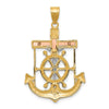 Gold Mariner Crucifix Pendants