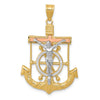 Gold Mariner Crucifix Pendants