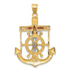Gold Mariner Crucifix Pendants