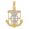 Gold Mariner Crucifix Pendants