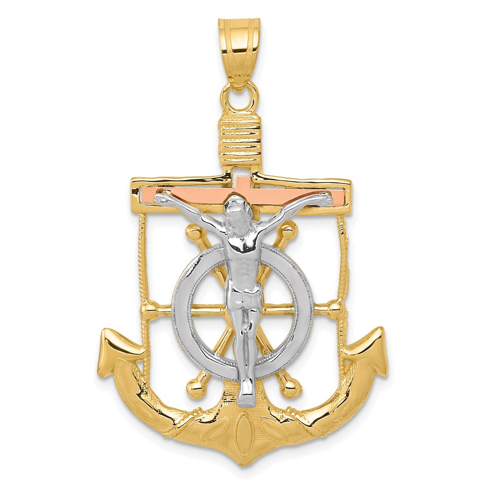 Gold Mariner Crucifix Pendants