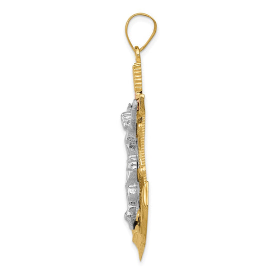 Gold Mariner Crucifix Pendants