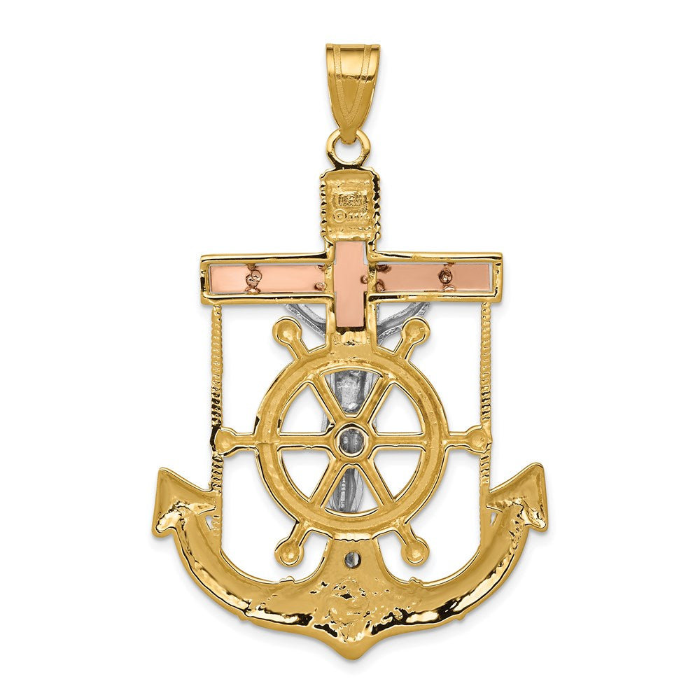 Gold Mariner Crucifix Pendants