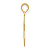 14k Textured Star of David Pendant