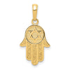 14k Chamseh Hand of God with Star of David Pendant