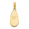 14k 3-D Baby Shoe with Bow Pendant