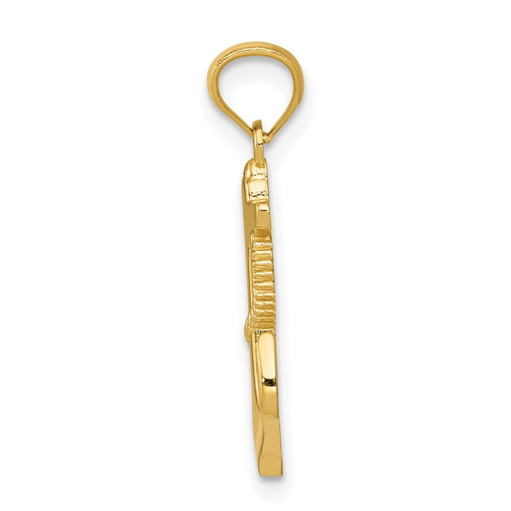 Gold Polished Anchor Pendants