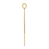 14k Polished Diamond-cut Lightning Bolt Pendant