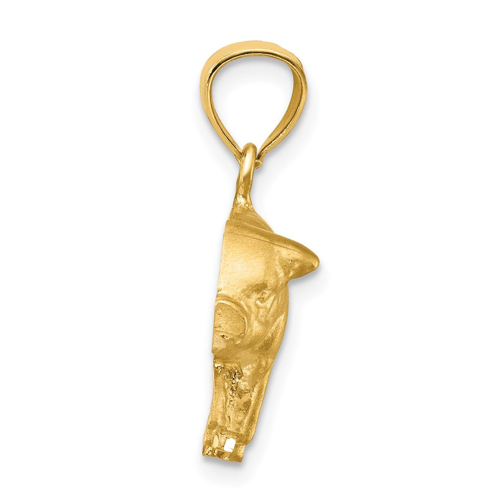Gold Polished Farm Animal Pendants