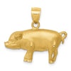 Gold Polished Farm Animal Pendants