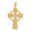 14k Celtic Cross Pendant