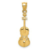 14k 2-D Violin Charm