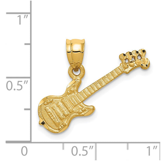 14k 3-D Electric Guitar Charm