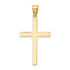 14K Solid Reversible Latin Cross Pendant