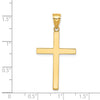 14K Solid Reversible Latin Cross Pendant