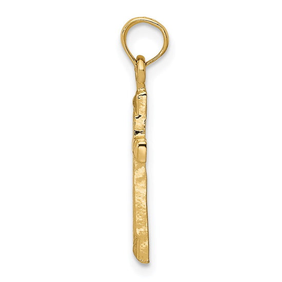 14K Cross Pendant
