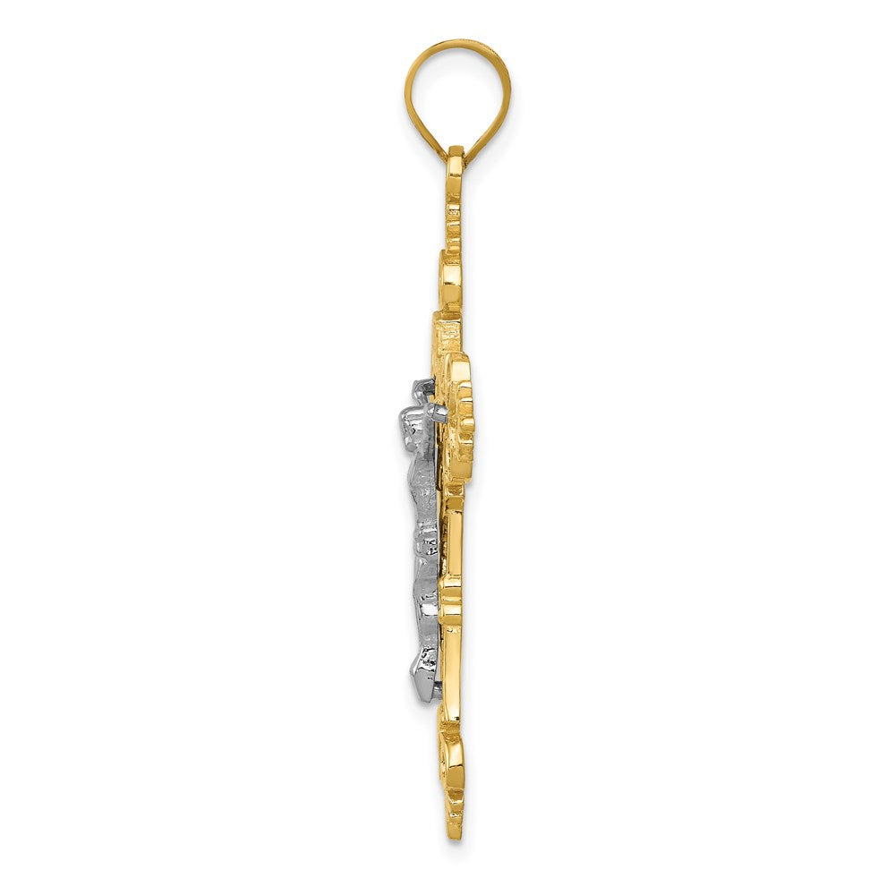 Gold INRI Crucifix Pendants