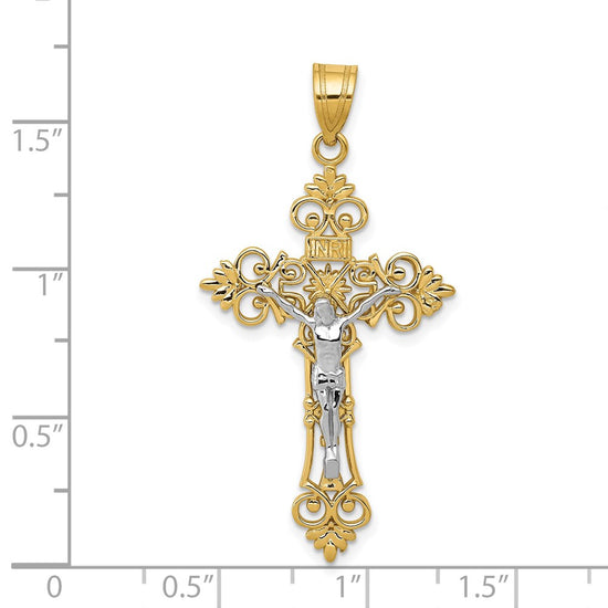 Gold INRI Crucifix Pendants