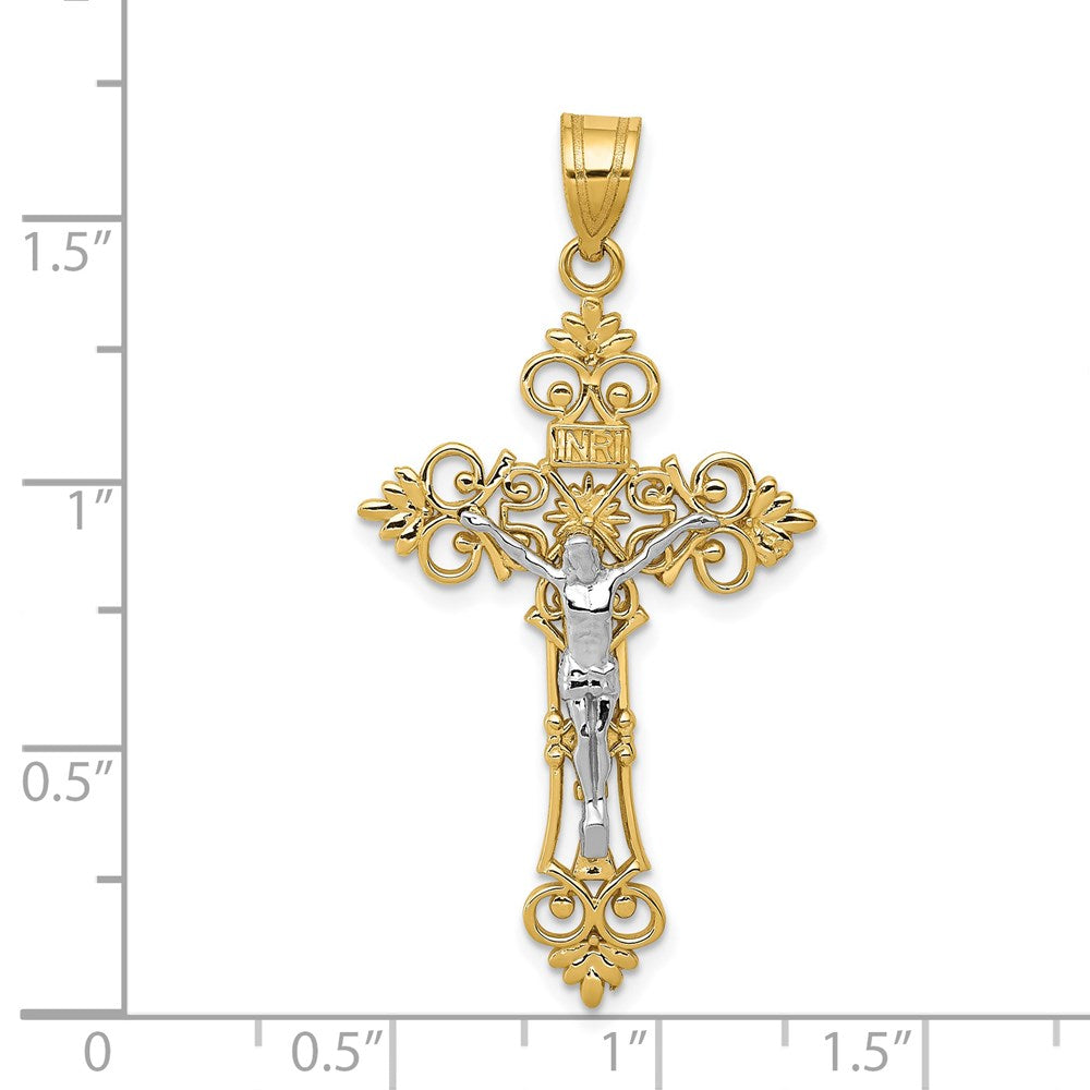 Gold INRI Crucifix Pendants