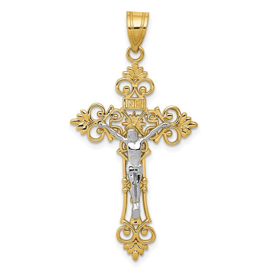 Gold INRI Crucifix Pendants