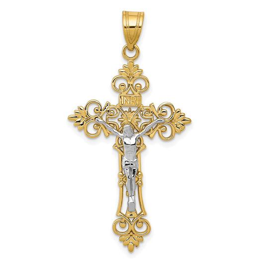 Gold INRI Crucifix Pendants