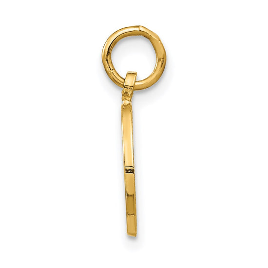 14k Polished GRADUATION Charm