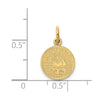 14k Polished GRADUATION Charm