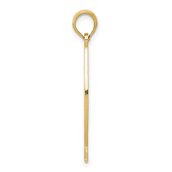 14K Ichthus Fish with JESUS Pendant