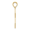 14K Star of David with Menorah Pendant