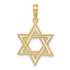14K Star of David Pendant