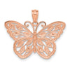 Gold Polished Butterfly Pendants