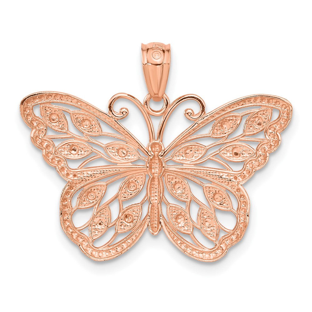 Gold Polished Butterfly Pendants
