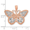 Gold Polished Butterfly Pendants