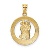 Gold St. Christopher Pendants