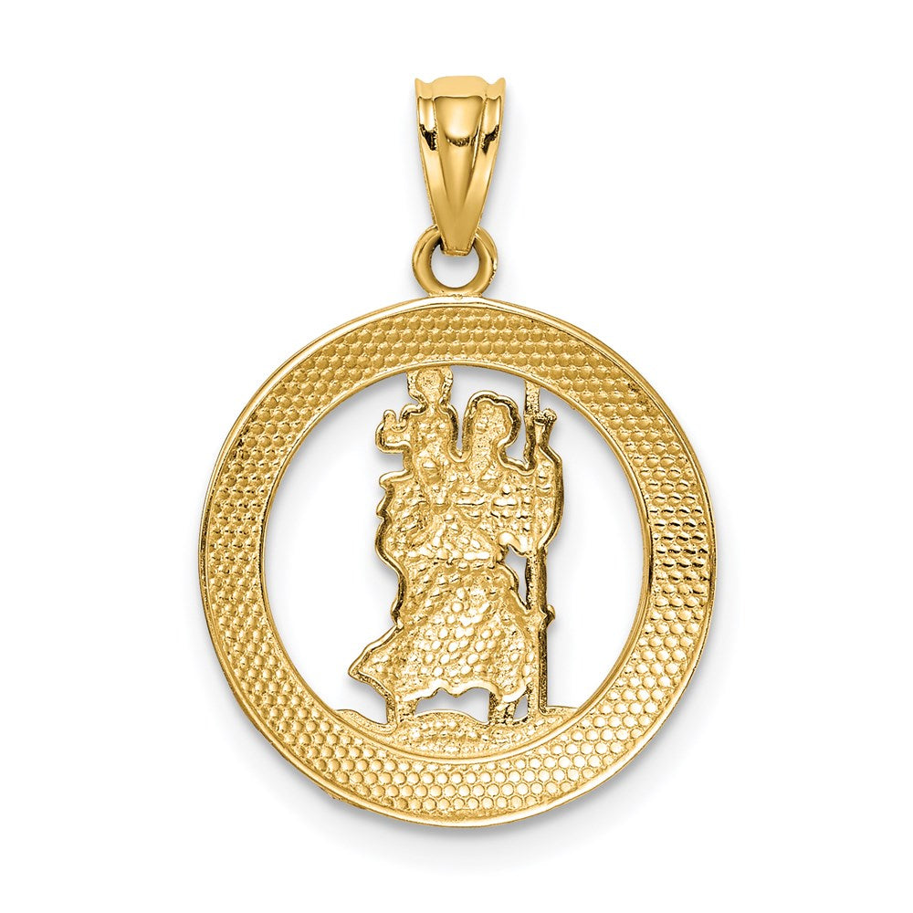 Gold St. Christopher Pendants